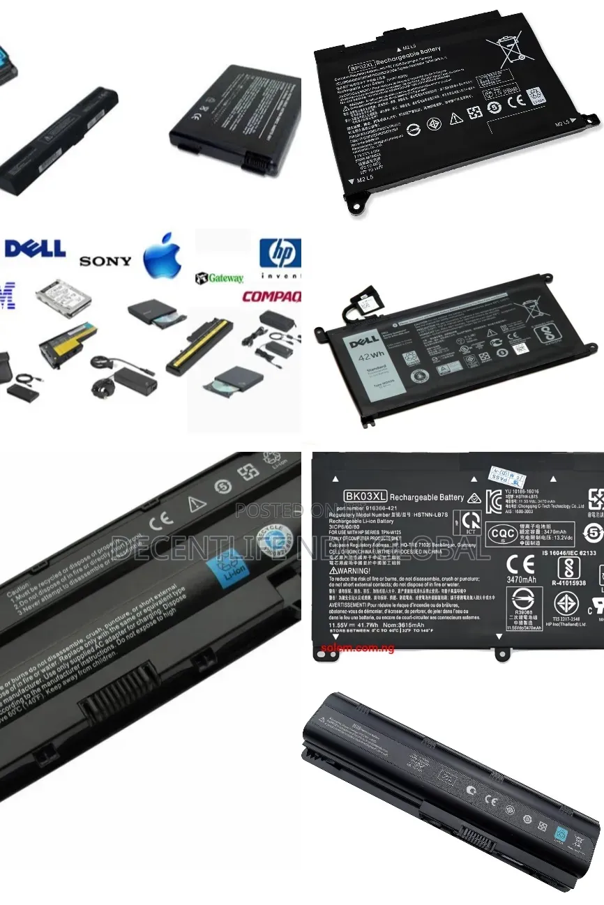 All Kinds of Laptop Batteries in Bulk
