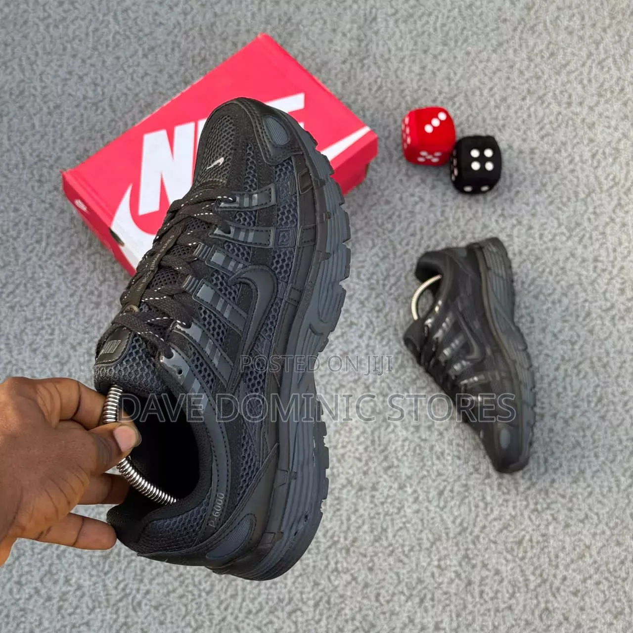 Nike P-6000 Triple Black Sneakers