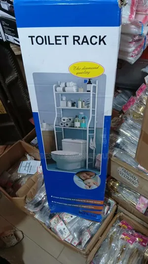 Diamond Quality 3-tier Toilet Rack Designed For Over-the-toilet