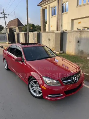 Mercedes-Benz C300 Sport 4Matic Sedan AWD (3.5L 6cyl 7A) 2014 Red