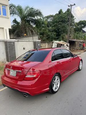 Mercedes-Benz C300 Sport 4Matic Sedan AWD (3.5L 6cyl 7A) 2014 Red