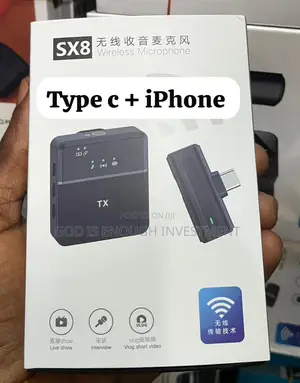 Sx8 Content Wireless Microphone With Noise Cancellation(iPhone,Type C)