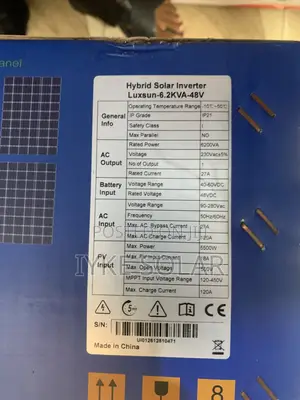 Luxsun 6.2kva 48v Hybrid Inverter