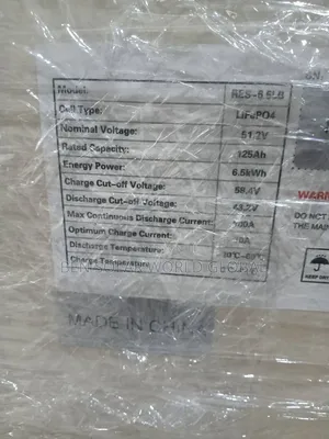 6.5kwh Hyper Solar Lithium Battery 51.2v