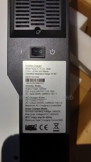 3kva 24v Hybrid Inverter (Works Without Battery)