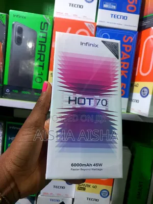 New Infinix Hot 70 128 GB Black