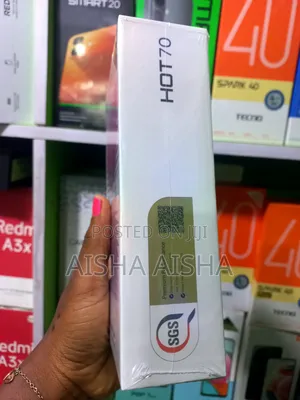 New Infinix Hot 70 128 GB Black