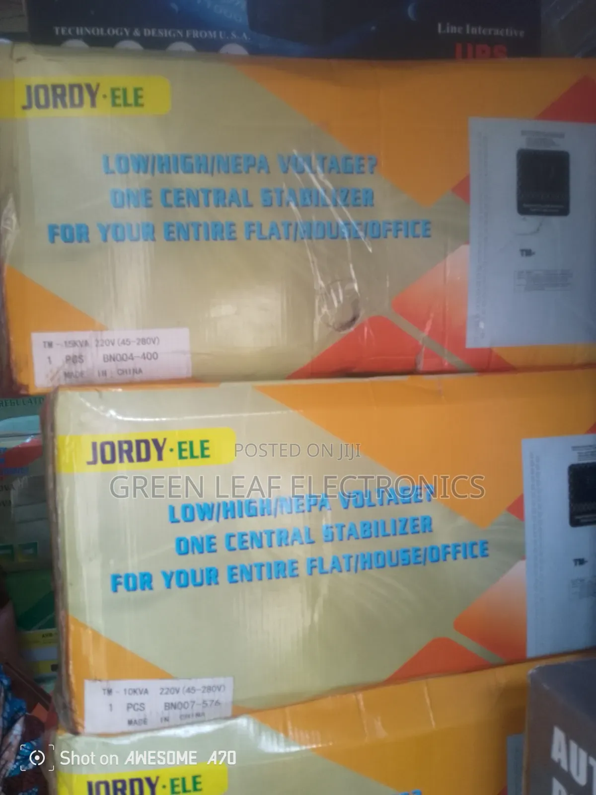 Jordy-Ele 15kva Wall Mount Stabilizer