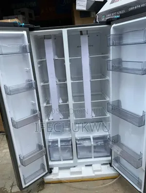 Original Samsung 20 Years Warranty Side by Side Inverter Fridge Copper