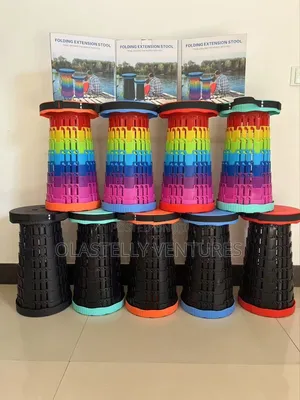Foldable Collapsible Telescopic Stool Tem