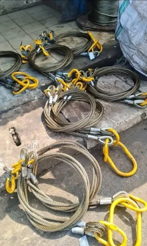 20-Ton Heavy-Duty 4legged Wire Rope Lifting Slings(10meters Length)