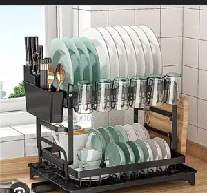 2layers Kitchen Plate Rack