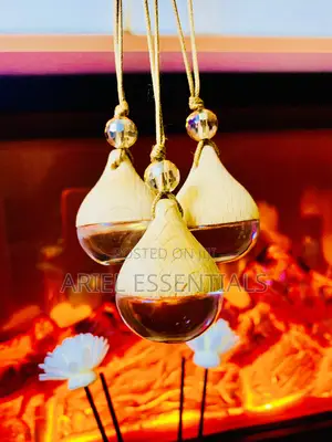 Hanging Car Scent With Wooden Lid - Sweet Smoke