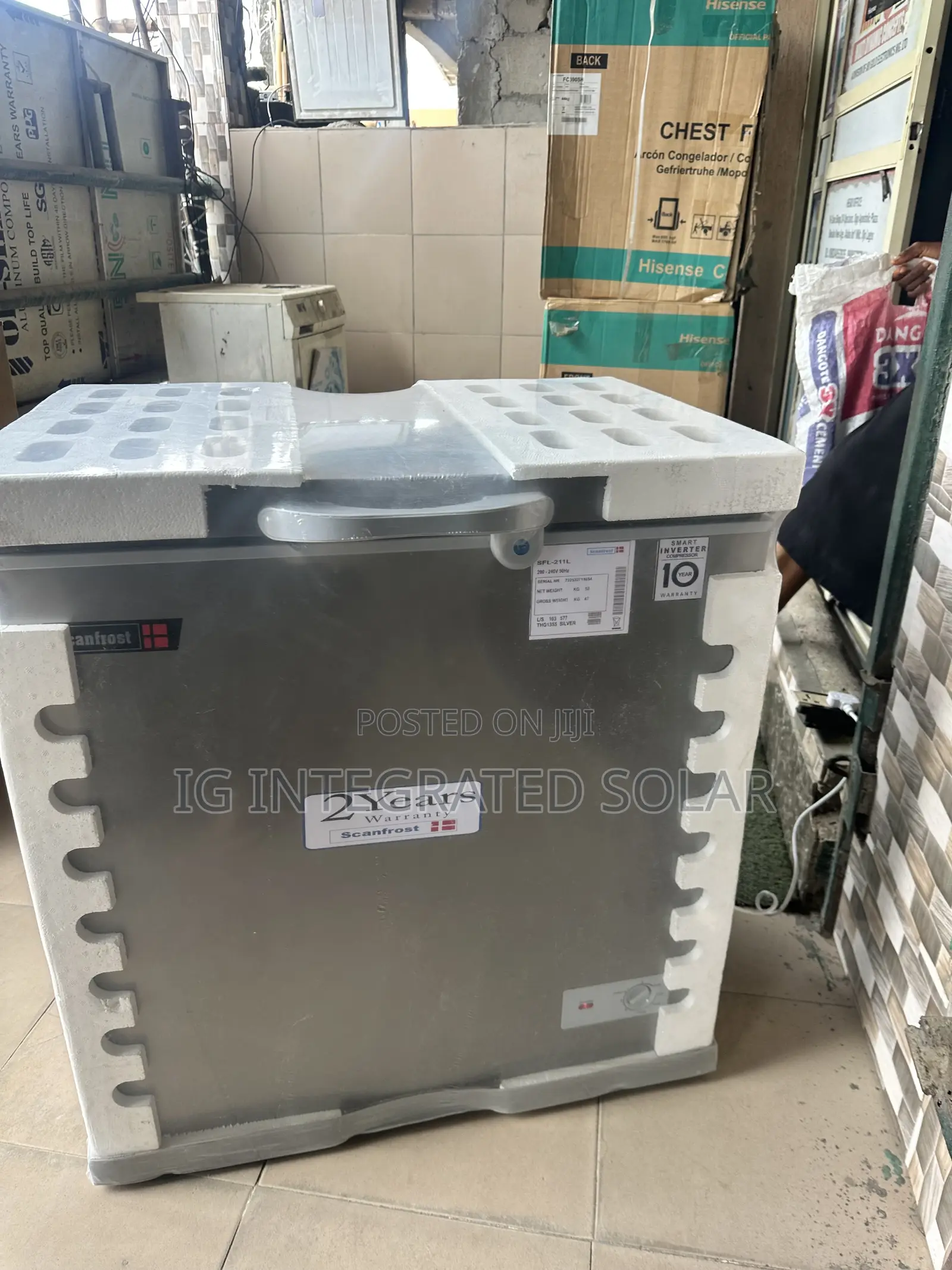 211l Scanfrost Inveter Freezer