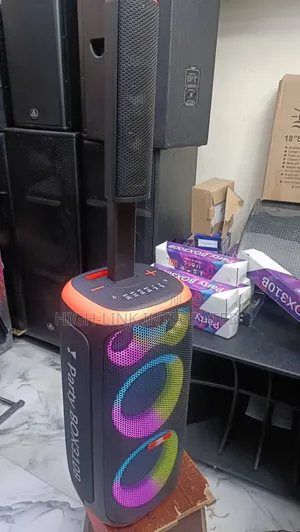 JBL Partybox 310 Portable Speaker Features Dynamic RGB Light