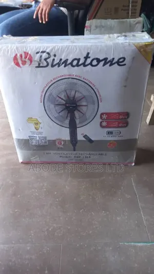 Binatone Rechargeable Fan Model:Rcf-1865