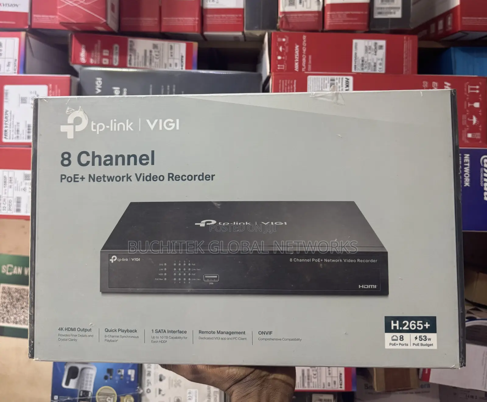 Tp-Link 8ports Poe+ Network Video Recorder