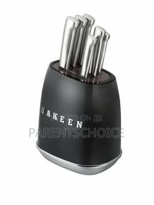 Uakeen 6-in-1 Kitchen Knife Set With Stand
