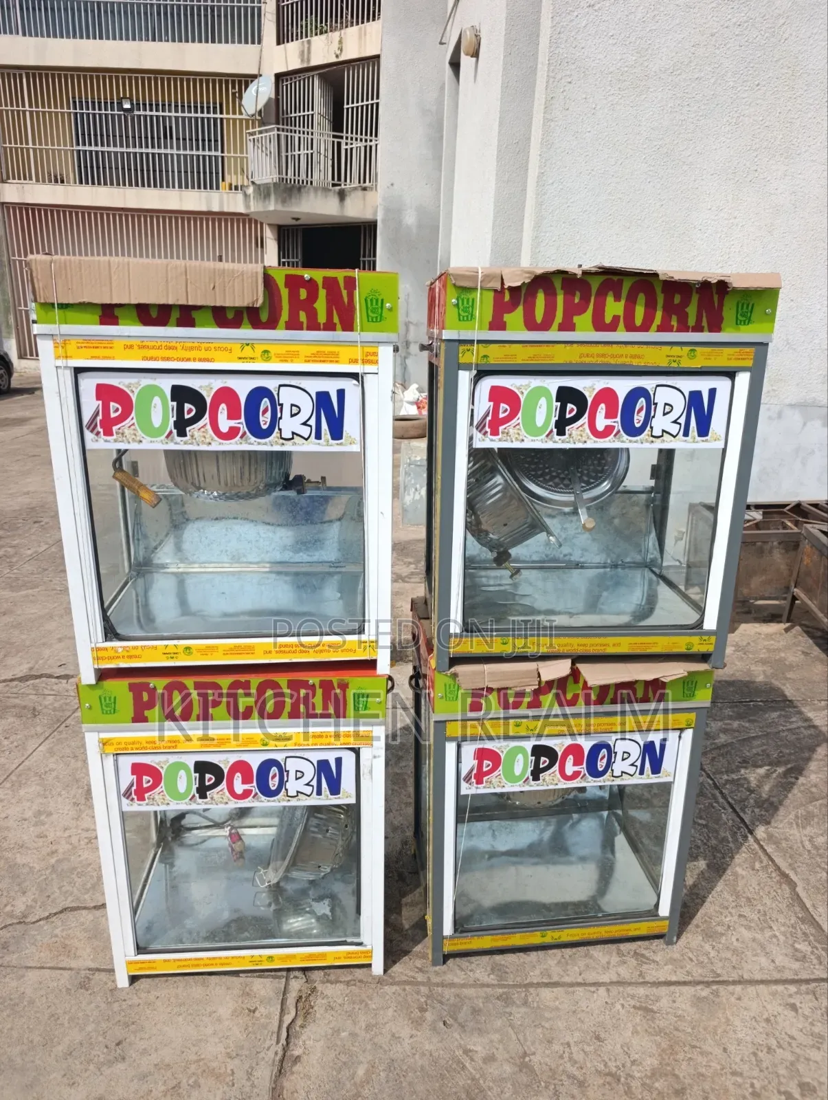 Standing Glass Popcorn Machine
