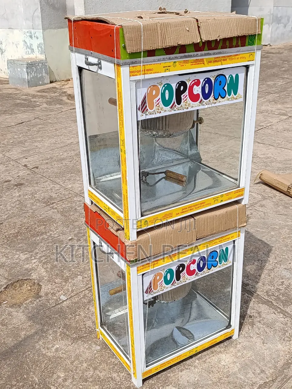 Standing Glass Popcorn Machine