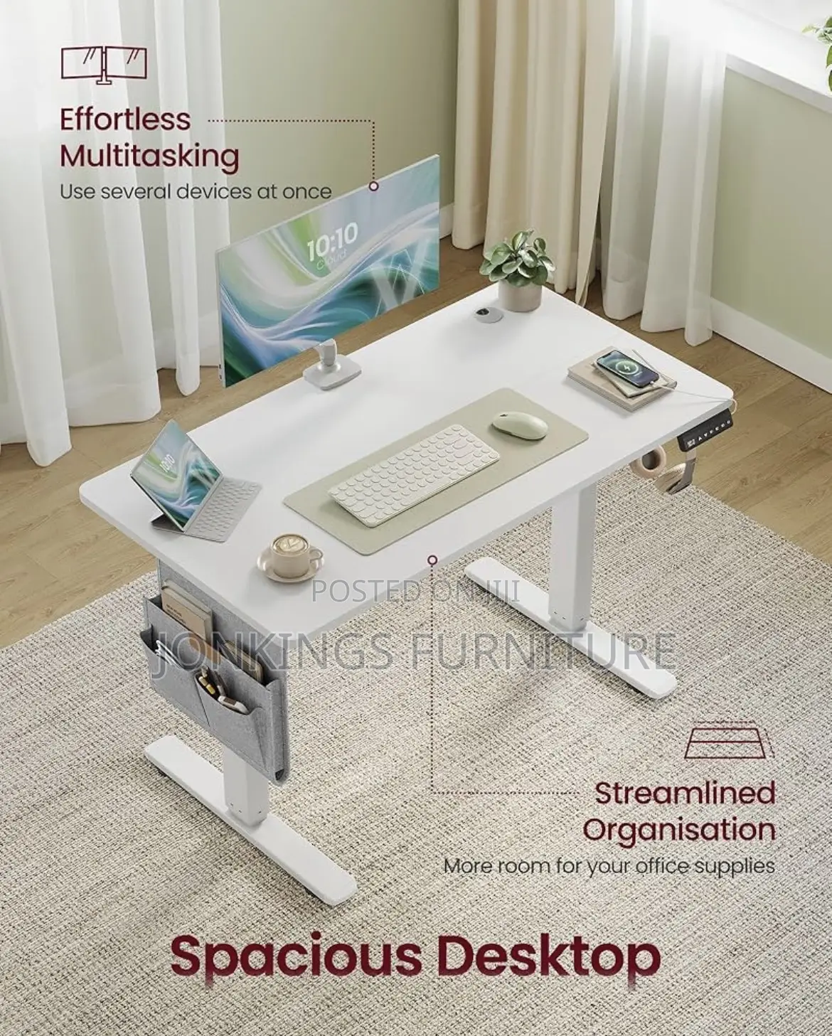 Height Adjustable Work Desk