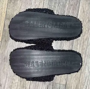 Balenciaga Fur Slides