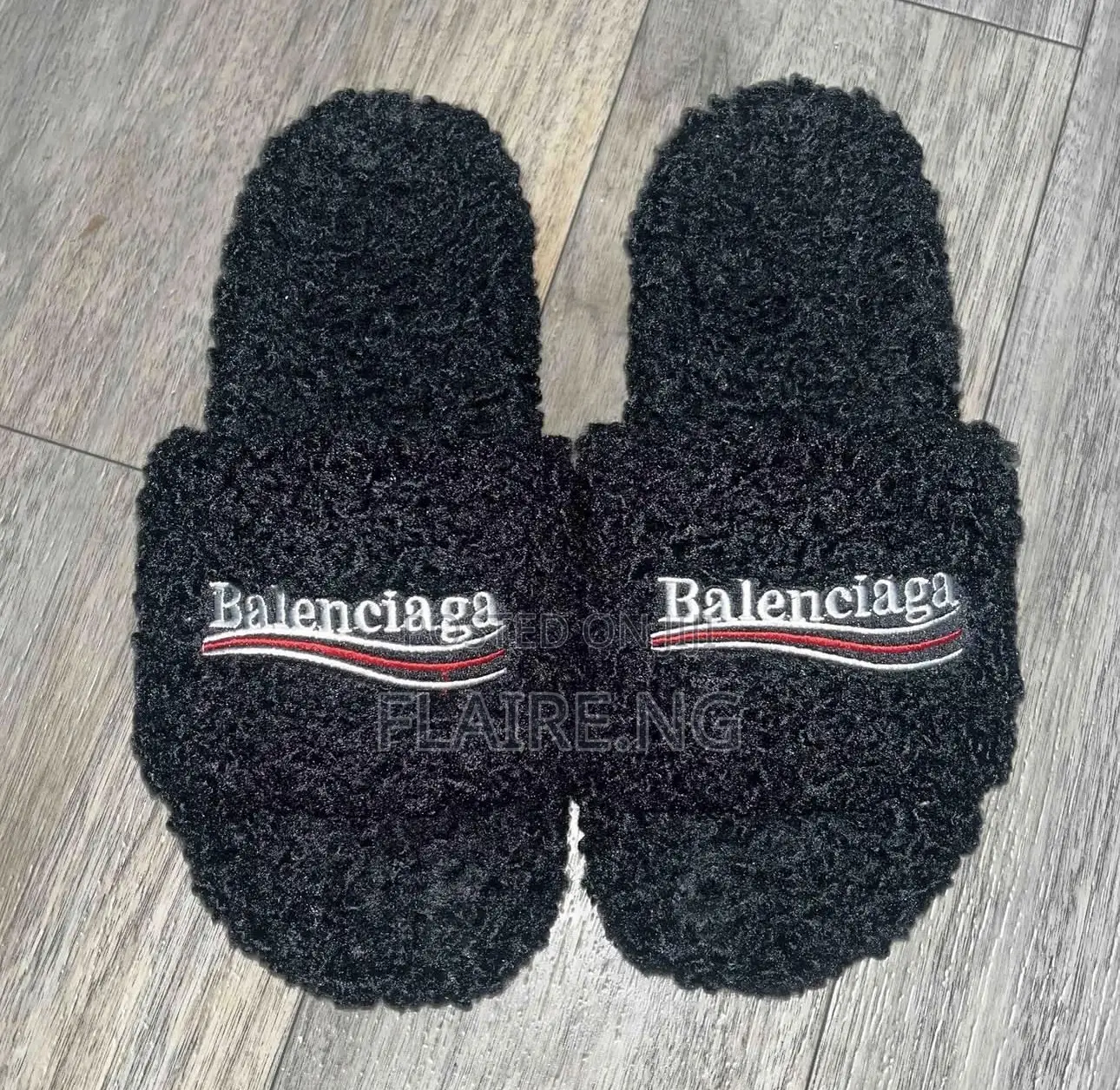 Balenciaga Fur Slides