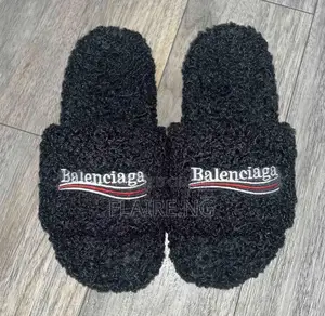 Balenciaga Fur Slides