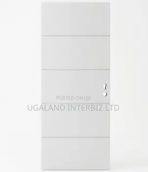 Modern White Grooved Door