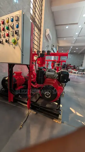 10hp Fire Hydrant System Combines An Electric, Jockey And Manual