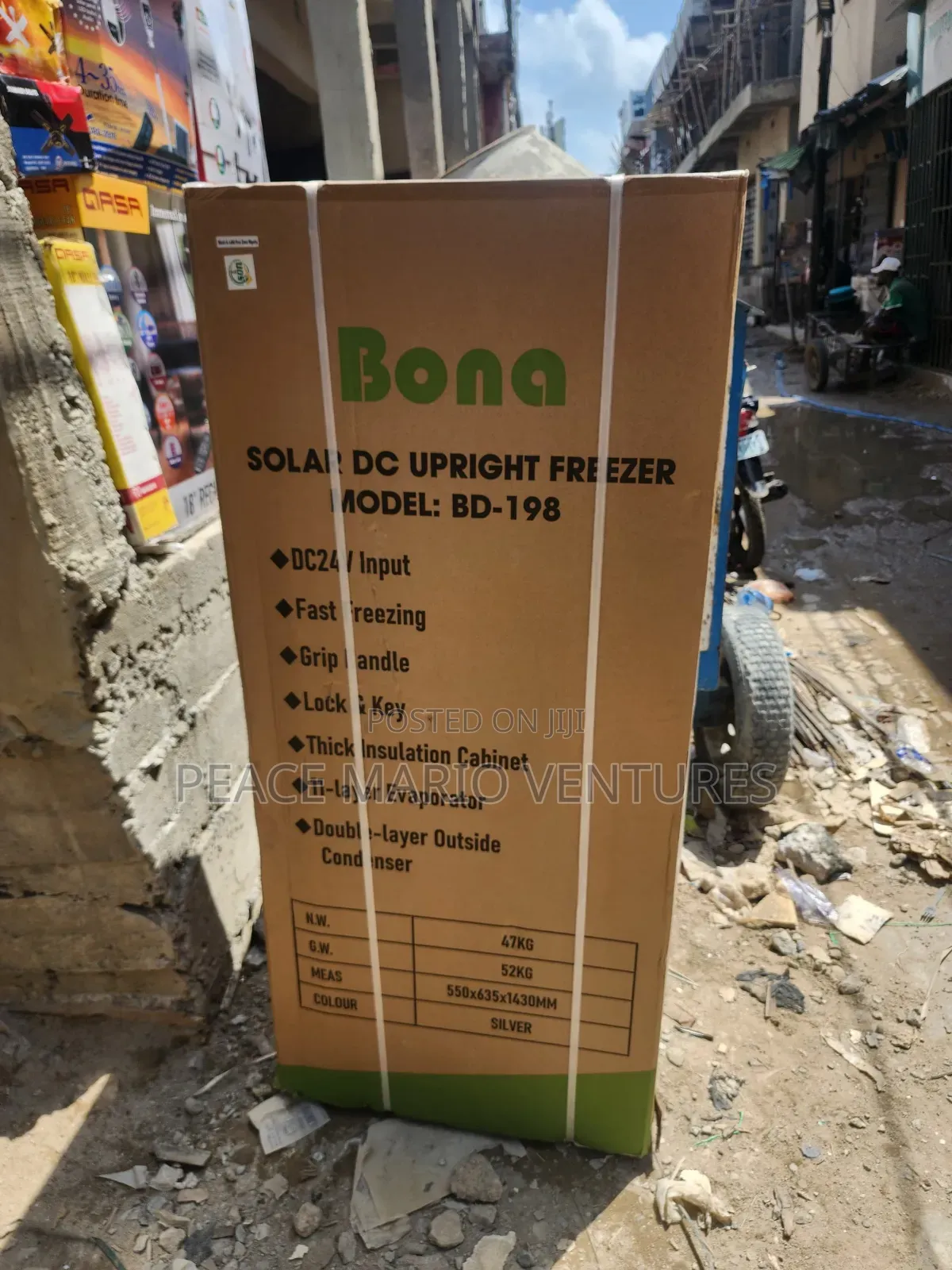 Bona Quality Solar Upright Freezer With 2year Waranty 7steps