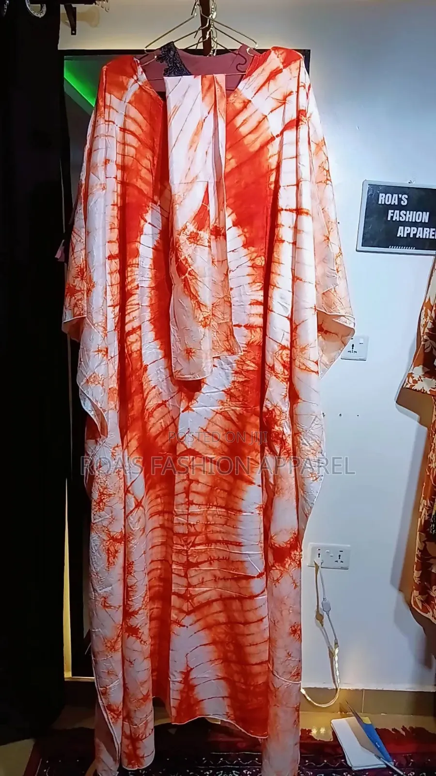 Silk Adire Gown
