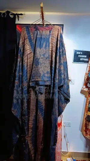 Silk Adire Gown