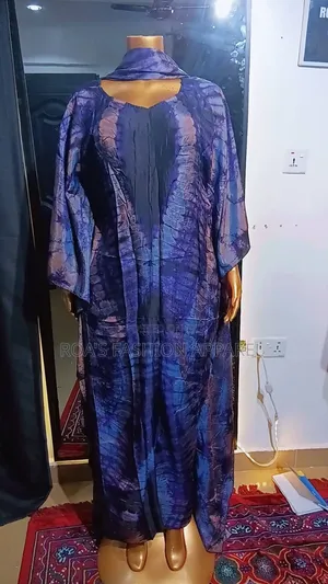 Silk Adire Gown