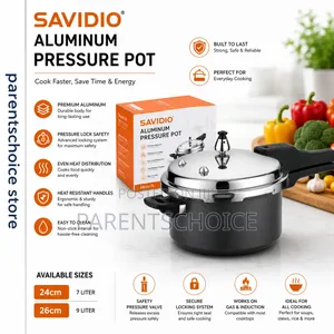 Savidio Aluminum Pressure Pot - 9l / 7l