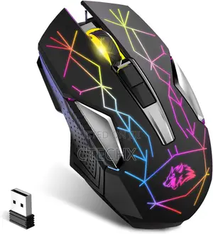 X18 Wireless Gaming Mouse 2.4g, Rechargable-Xg502