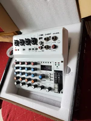 Gx-06 6-Channel Portable Audio Mixer Console.
