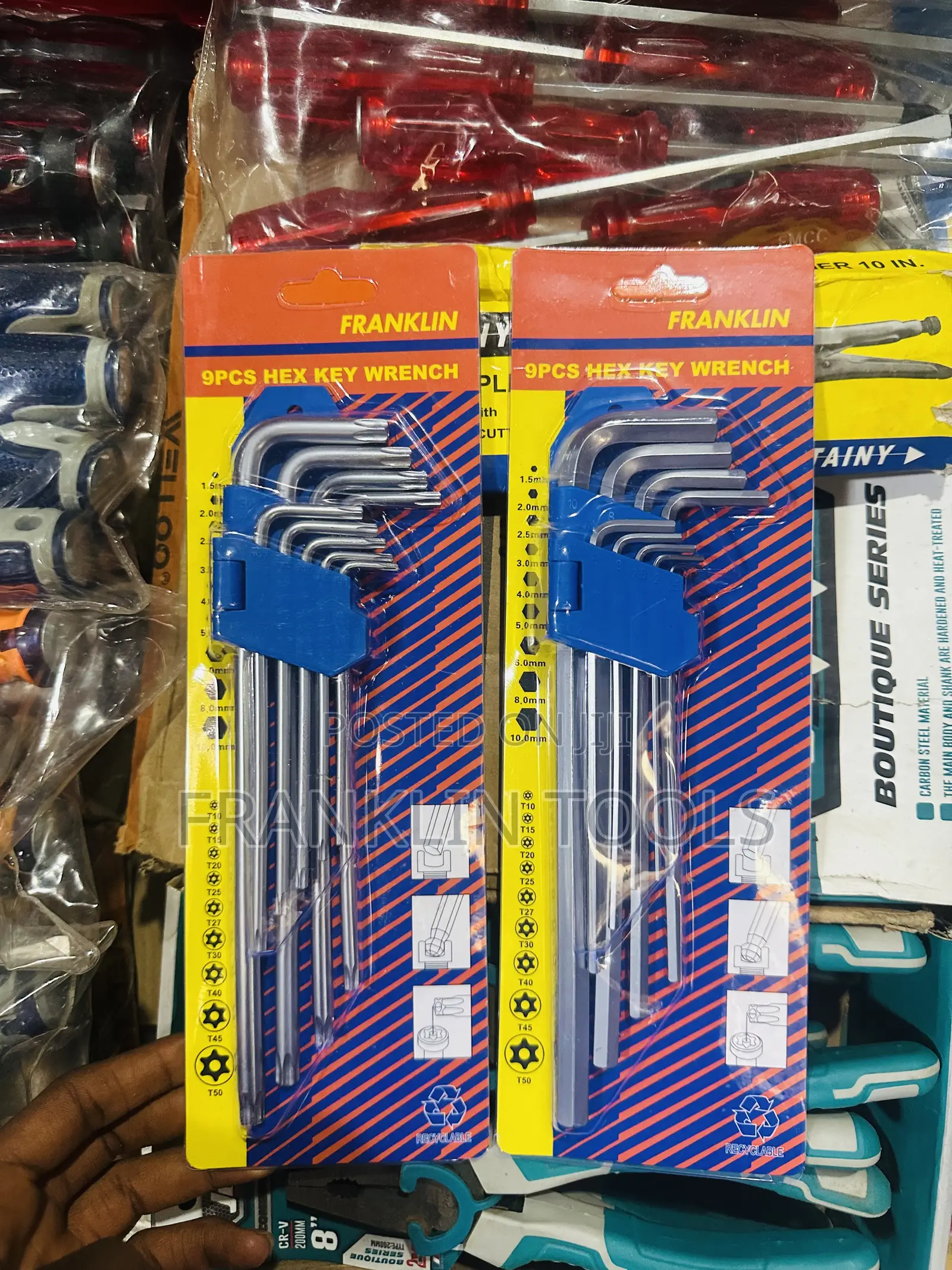 Long Allen/Hex Key Flat and Star
