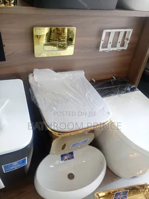 Quality Shining Gold Conceal W.C (Water Closet)