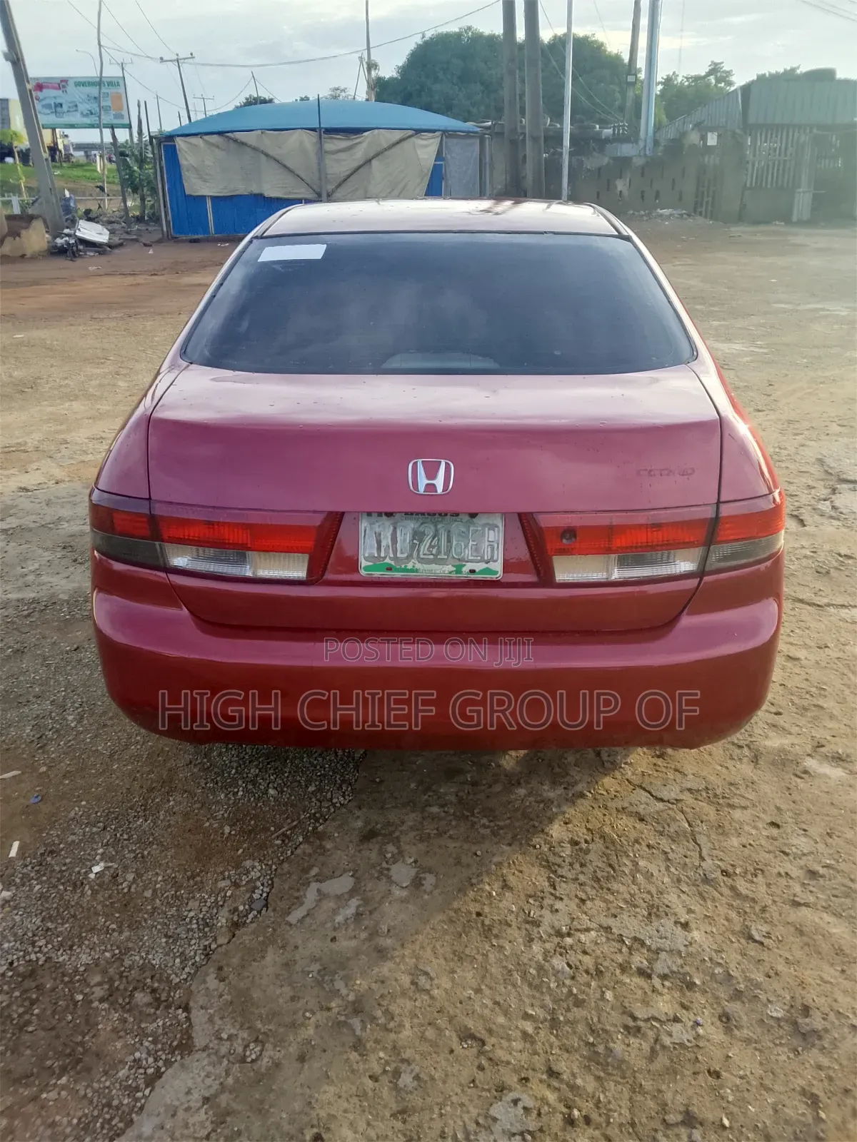 Honda Accord Automatic 2004 Red