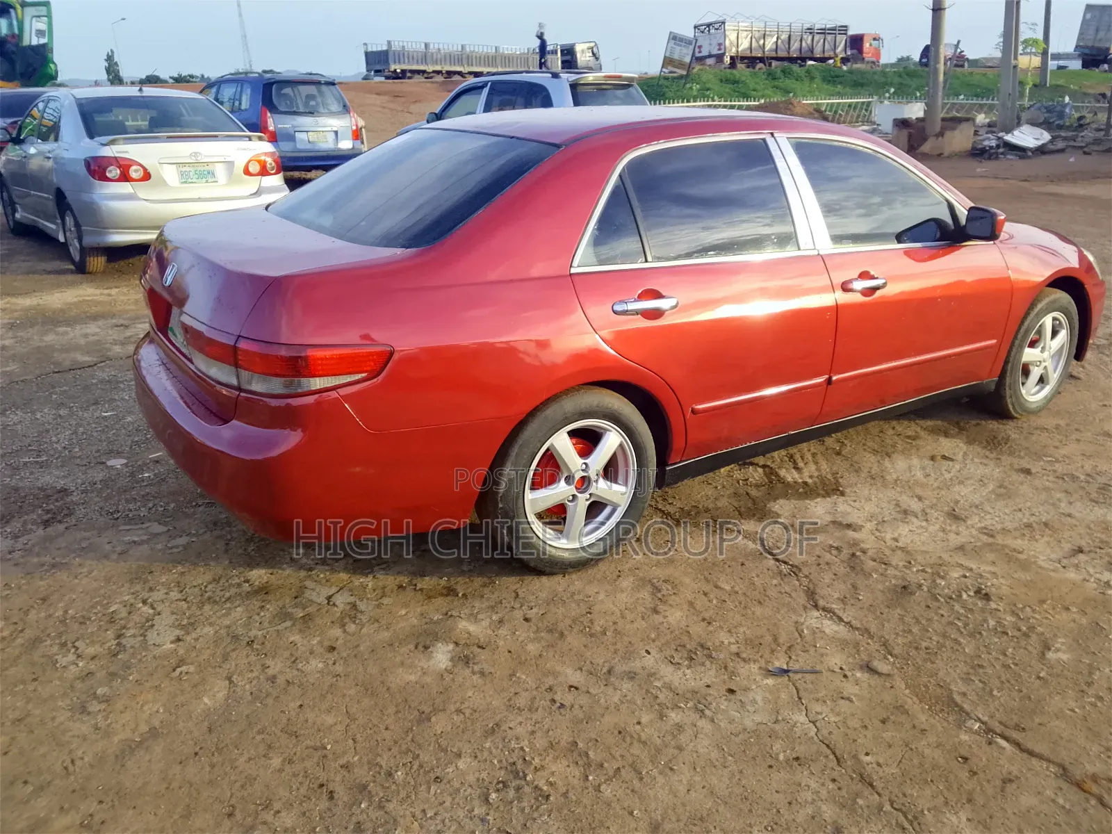 Honda Accord Automatic 2004 Red