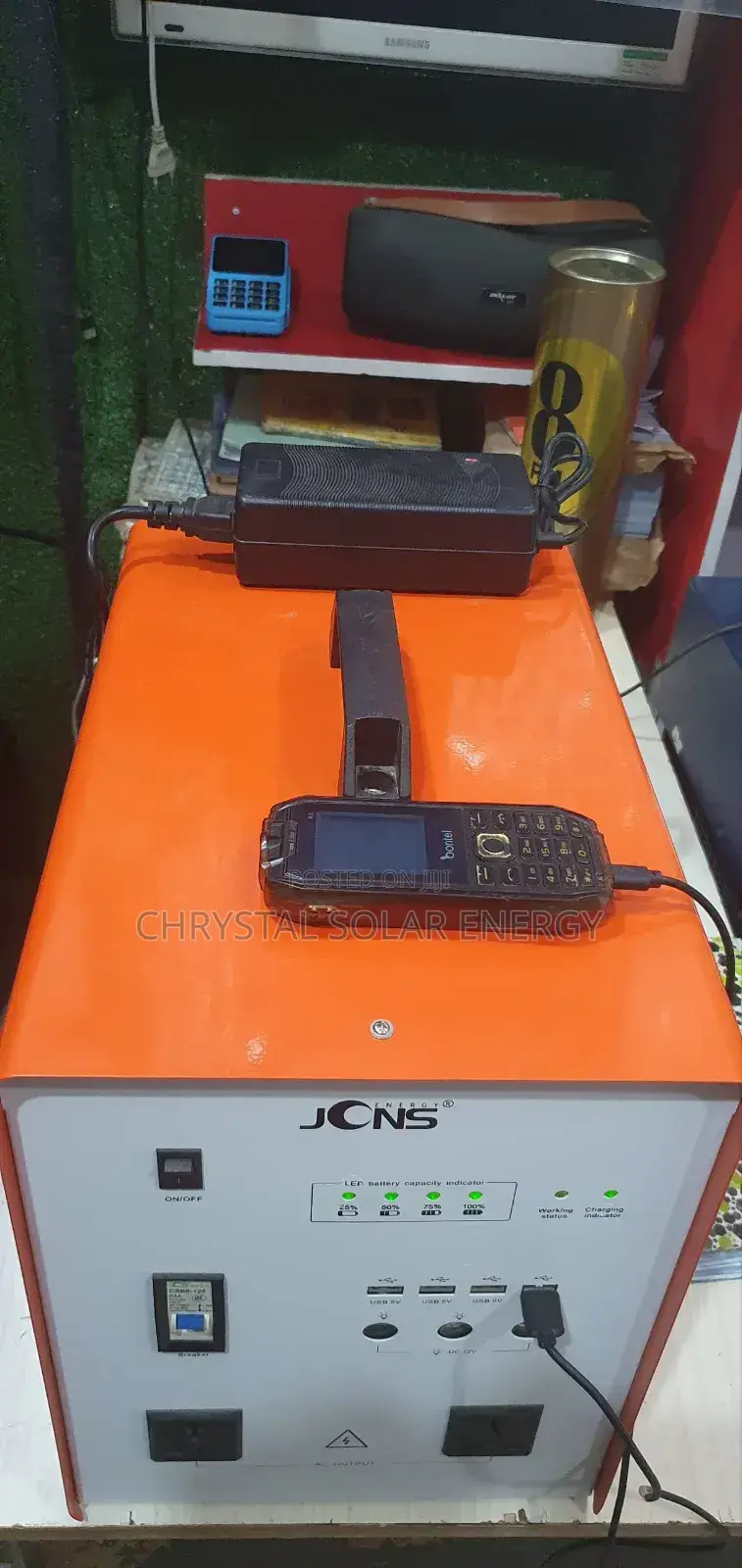 1000watts Solar Generator With Free Solar Panel, Bulbs Accessories
