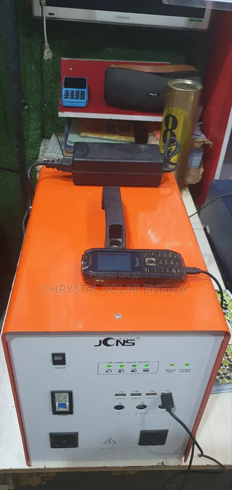 1000watts Solar Generator With Free Solar Panel, Bulbs Accessories