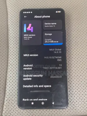 Xiaomi Redmi Note 13 256 GB Black