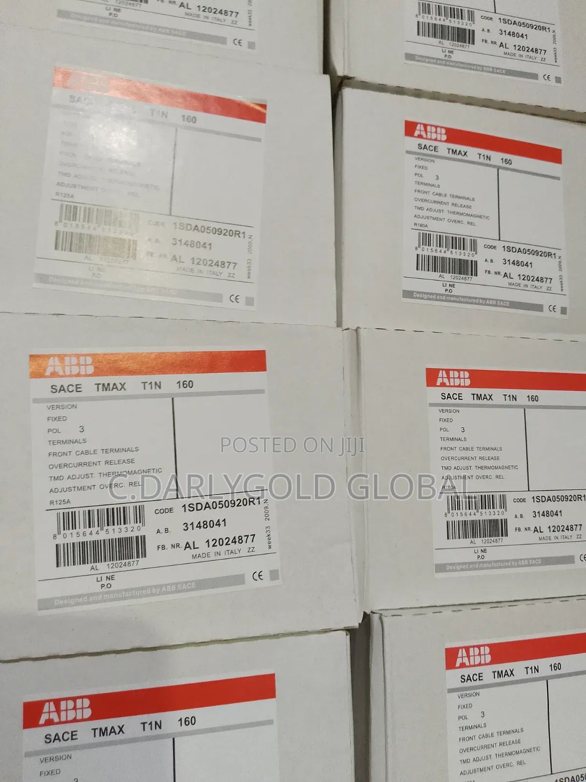 Abb Tmax 3pole Breaker 32ah To 160a