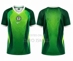 Nigeria Super Eagles Flame Edition Jersey – White Green