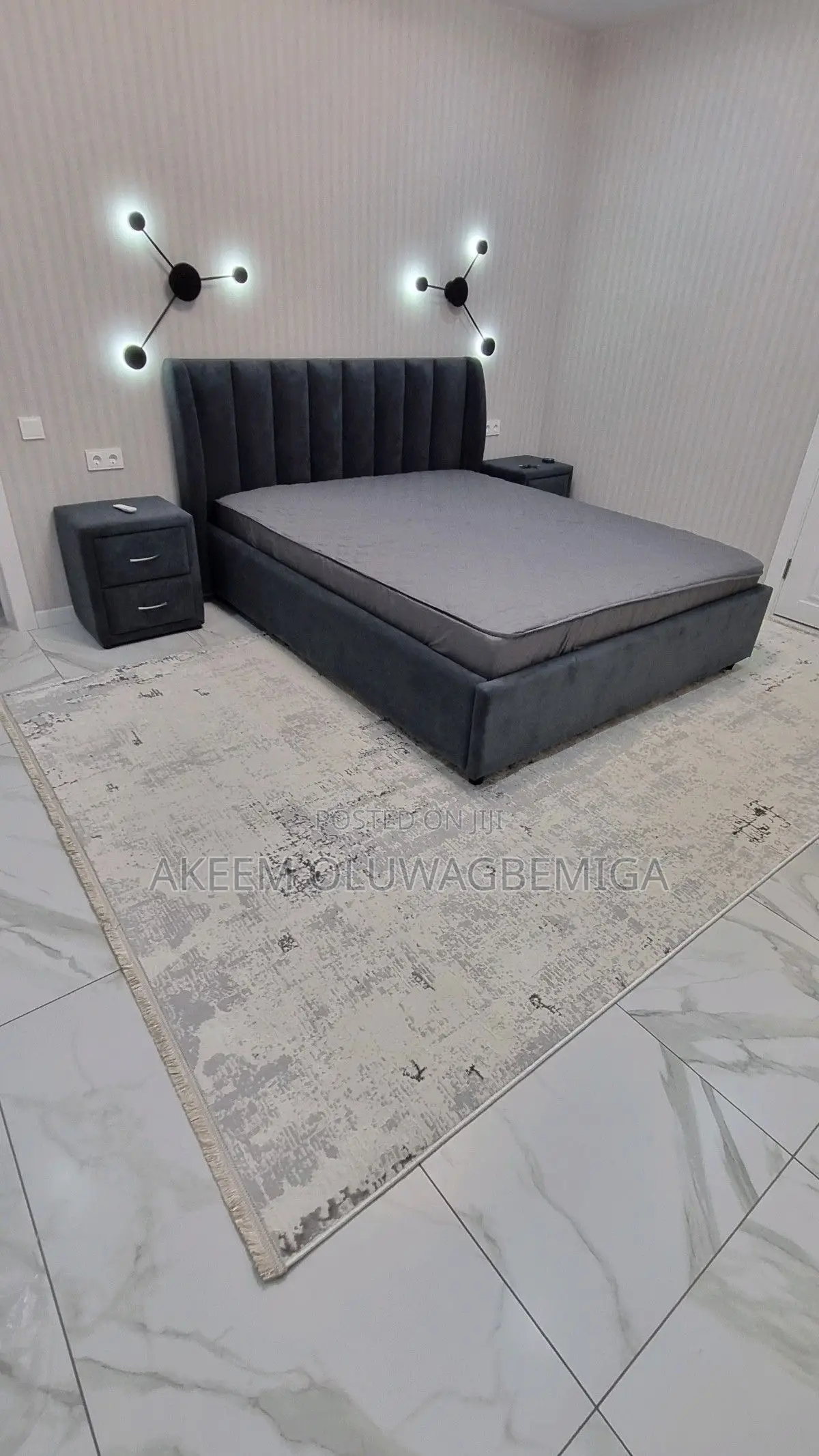 6by6 Bedframe With Bedside Locker