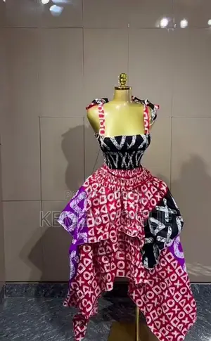 Ankara Handkerchief Gown