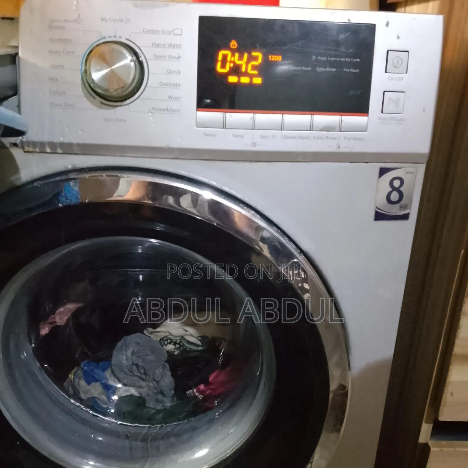 Front Load 8kg Washing Machine