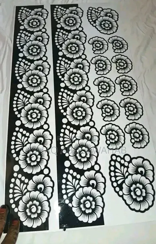 Henna Sticker, Henna Stencils And Designs